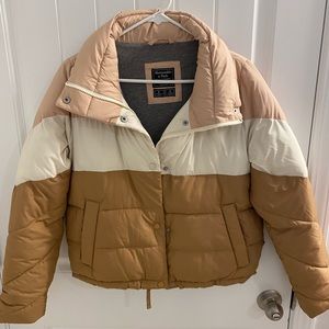 Abercrombie and Fitch down puffer jacket